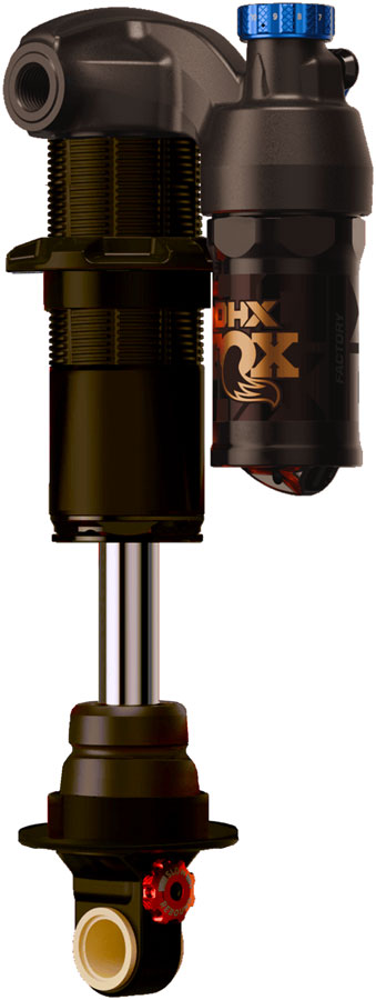 FOX DHX Factory Rear Shock - Trunnion Metric, 205 x 60 mm, 2-Position Lever, Hard Chromoly Stanchion, Black MPN: 960-01-059 UPC: 821973526058 Rear Shock DHX Factory Rear Shock