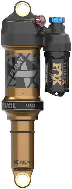 FOX FLOAT X Factory Rear Shock - Metric, 230 x 57.5 mm, 2-Position Lever, EVOL LV, Kashima Coat MPN: 979-01-178 UPC: 821973492490 Rear Shock Float X Factory Rear Shock