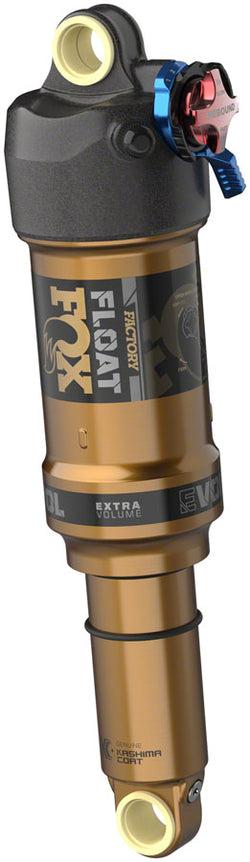 FOX FLOAT Factory Rear Shock - Metric, 190 x 45 mm, 0.5 Spacer, 2-Position Lever, EVOL LV, Kashima Coat MPN: 972-01-545 UPC: 821973491325 Rear Shock Float Factory Rear Shock