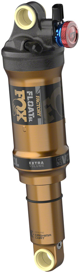 FOX FLOAT SL Factory Rear Shock - Metric, 210 x 55 mm, 3-Postion Remote Up, EVOL SV, Kashima Coat