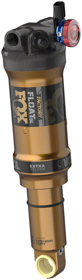 FOX FLOAT SL Factory Rear Shock - Trunnion Metric, 165 x 45 mm, 3-Postion Remote Up, EVOL SV, Kashima Coat