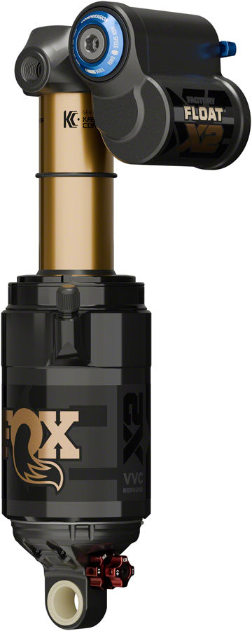 FOX FLOAT X2 Factory Rear Shock - Trunnion Metric, 205 x 65mm, 2-Position Lever, Kashima Coat