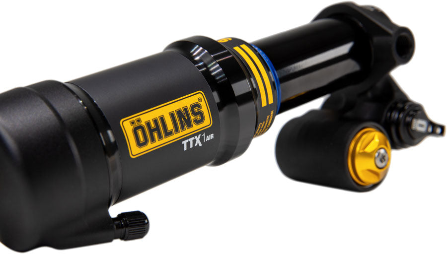 Ohlins TTX1 Air m.2 Rear Shock - Metric, 165mm x 45mm, Adjustable Volume Air Spring, Trunnion, Black MPN: MTBM 2551 Rear Shock TTX1 Air m.2 Rear Shock