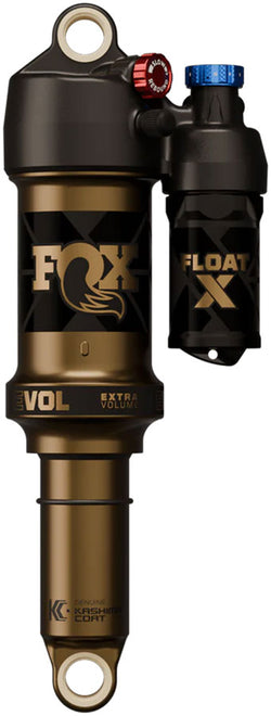 FOX FLOAT X Factory Rear Shock - Metric, 190 x 45 mm, EVOL LV, 0.6 ci Spacer, 2-Position Lever, Kashima Coat - Rear Shocks - FLOAT X Factory Rear Shock