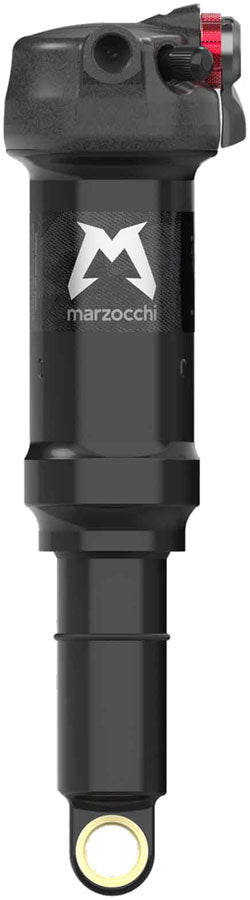 Marzocchi Bomber Inline Air Rear Shock - Trunnion Metric, 185 x 50 mm, EVOL LV, Sweep-Adj, 0.8 Spacer, Black MPN: 972-01-565 UPC: 821973497884 Rear Shocks Bomber Inline Air Rear Shock