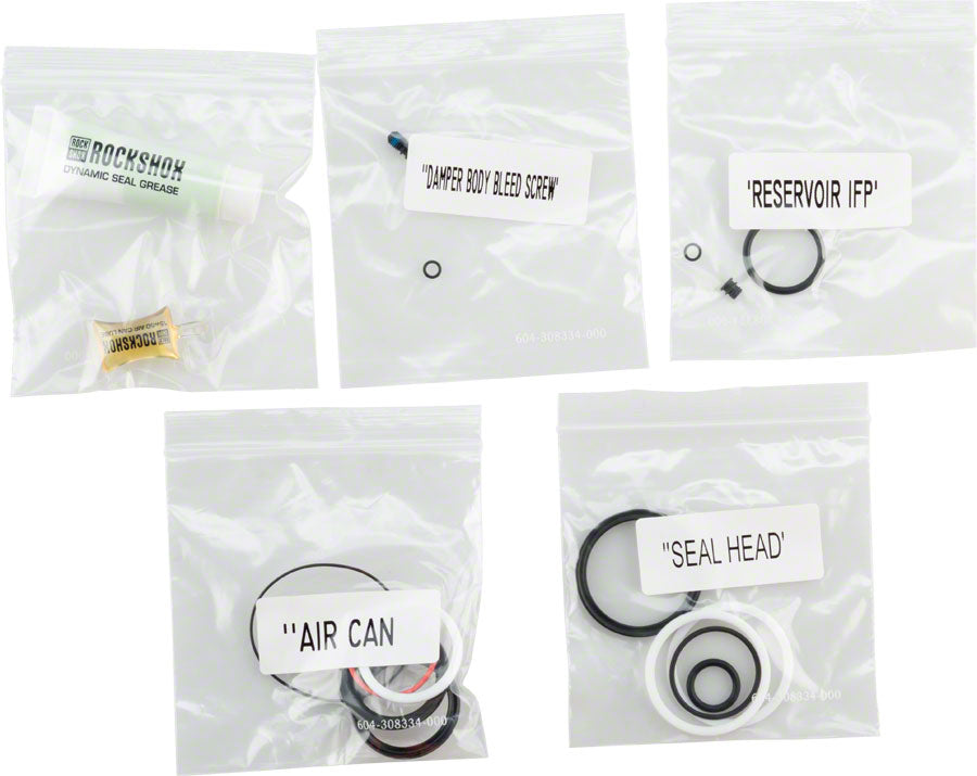 RockShox Rear Shock Service Kit - 200 Hour/1 Year, Super Deluxe A1