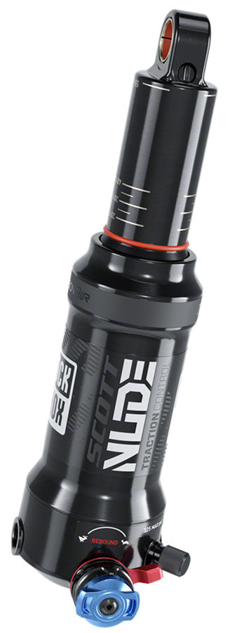 RockShox Deluxe Nude RLC3 Rear Shock - 165 x 40mm, DebonAir, 1 Token, #1 Sealhead, Medium Reb/Comp, 430lb L/O Force,