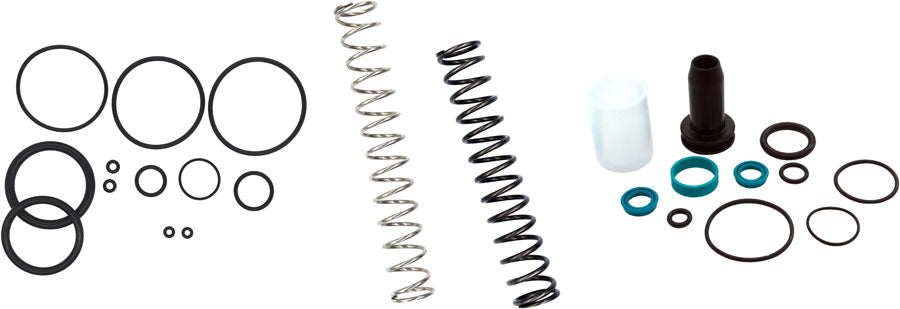 Ohlins Damper Rebuild Kit - 200 Hour, For TTX18-Equipped RXF36 m.2 and m.3 / RXF38 m.2 and m.3 / DH38 m.1 and m.2 Forks MPN: 18786-03 UPC: 840153641497 Service Kit 200 Hour Damper Rebuid Kit