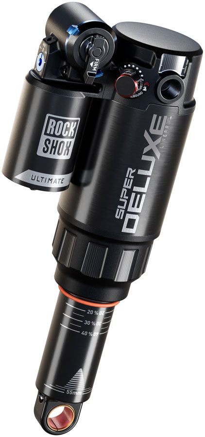 RockShox Super Deluxe Ultimate RC2T Rear Shock - 205 x 62.5mm, Linear XL Air, Token Loc 2, Reb 55 / Comp 34, L/O 45, MPN: 00.4118.551.008 UPC: 710845930782 Rear Shock Super Deluxe Ultimate RC2T Linear XL Rear Shock