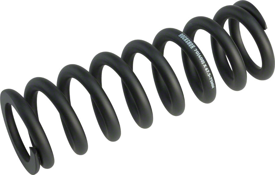 RockShox Metric Coil Spring - Length 174mm, Travel 67.5-75mm, 400 lbs, Black MPN: 00.4118.200.018 UPC: 710845804236 Rear Shock Spring Metric Coil Spring