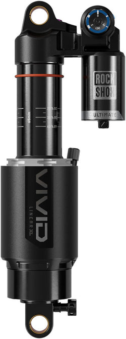 RockShox Vivid Ultimate RC2T Rear Shock - 230 x 60 mm, Linear XL Air, 2 Tokens, Reb 55 / Comp 34, L/O 45, Standard, D1 MPN: 00.4118.547.002 UPC: 710845930126 Rear Shock Vivid Ultimate RC2T Linear XL Rear Shock