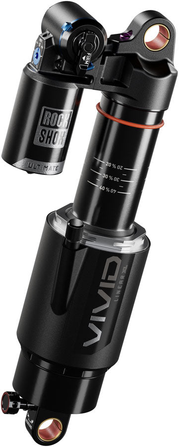 RockShox Vivid Ultimate RC2T Rear Shock - 230 x 65 mm, Linear XL Air, 2 Tokens, Reb 55 / Comp 34, L/O 45, Standard, D1