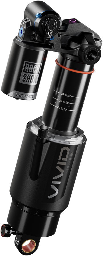 RockShox Vivid Ultimate RC2T Rear Shock - 205 x 65 mm, Linear XL