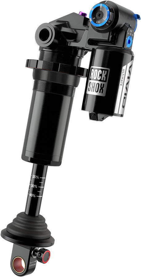 RockShox Vivid Coil Ultimate RC2T Rear Shock - 205 x 60mm, Reb 55 / Comp 34, Adj. Hydraulic Bottom Out, L/45, Standard