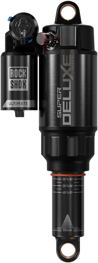 RockShox Super Deluxe Ultimate RC2T Rear Shock - 230 x 65 mm, Linear XL Air, Token Loc 2, Reb 55 / Comp 34, L/O 45, - Rear Shock - Super Deluxe Ultimate RC2T Linear XL Rear Shock