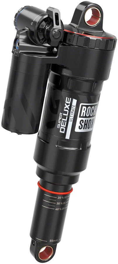 RockShox Super Deluxe Ultimate RC2T Rear Shock - 230 x 62.5mm, LinearAir, 2 Tokens, Reb/Low Comp, 320lb L/O Force, MPN: 00.4118.358.001 UPC: 710845863653 Rear Shock Super Deluxe Ultimate RC2T Rear Shock