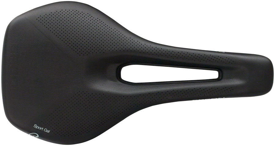 Ergon SR Sport Gel Saddle - Chromoly, Black, Women's, Small/Medium - Saddles - SR Sport Gel Saddle