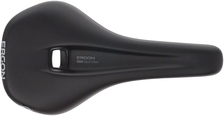 Ergon SM Sport Saddle - Chromoly, Black, Men's, Small/Medium - Saddles - SM Sport Saddle