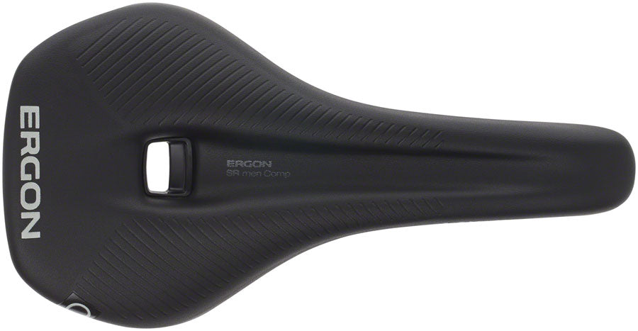 Ergon SR Comp Saddle - Titanium, Black, Men's, Small/Medium - Saddles - SR Comp Saddle