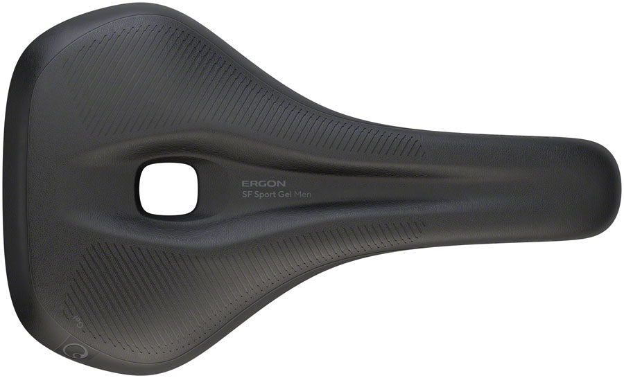 Ergon SF Sport Gel Saddle - Chromoly, Black, Men's, Medium/Large - Saddles - SF Sport Gel Saddle