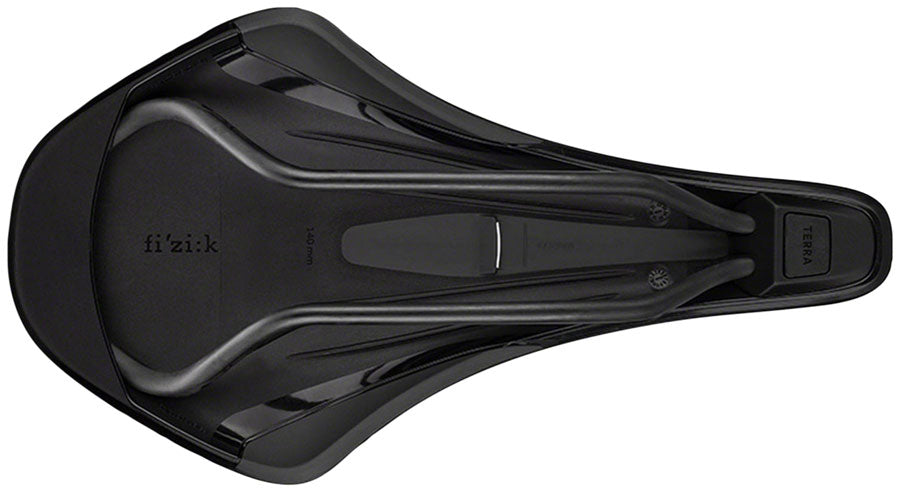 Fizik Terra Argo X1 Saddle - Carbon, 140mm, Black Saddles Clamp