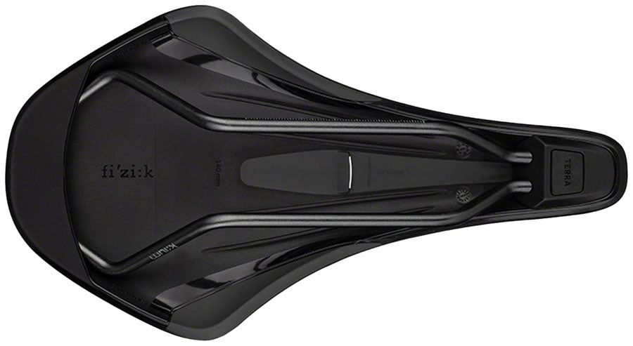 Fizik Terra Argo X3 Saddle - Kium, 140mm, Black - Saddles - Terra Argo X3 Saddle