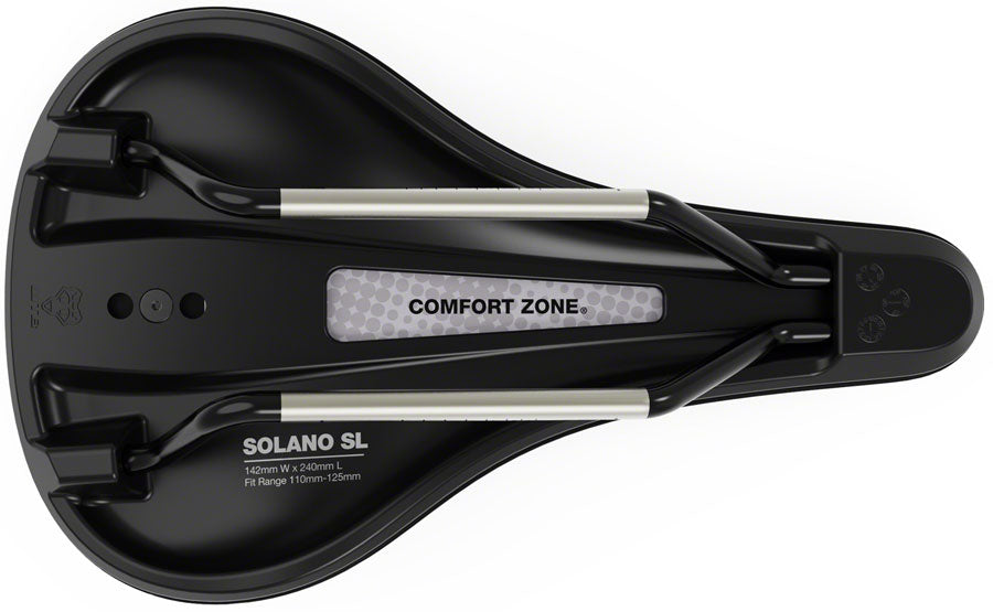 WTB Solano SL Saddle - Titanium, Black, Wide, Fusion Form - Saddles - Solano SL Saddle