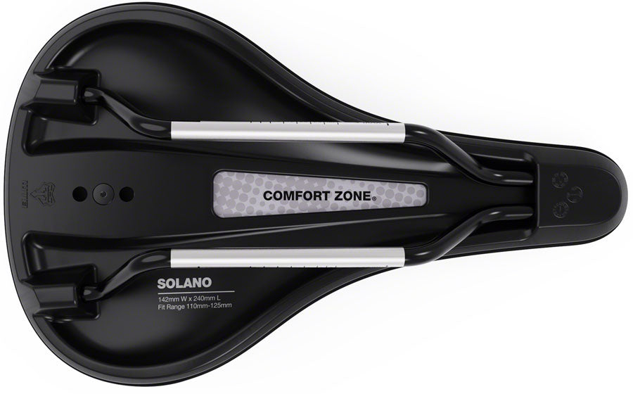 WTB Solano Saddle - Chromoly, Black, Medium, Fusion Form - Saddles - Solano Saddle