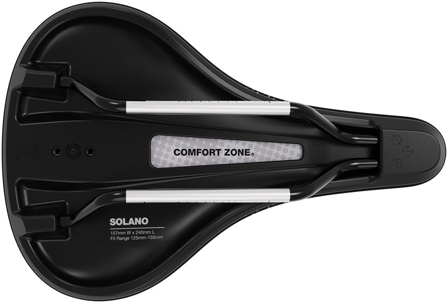 WTB Solano Saddle - Chromoly, Black, Wide, Fusion Form - Saddles - Solano Saddle