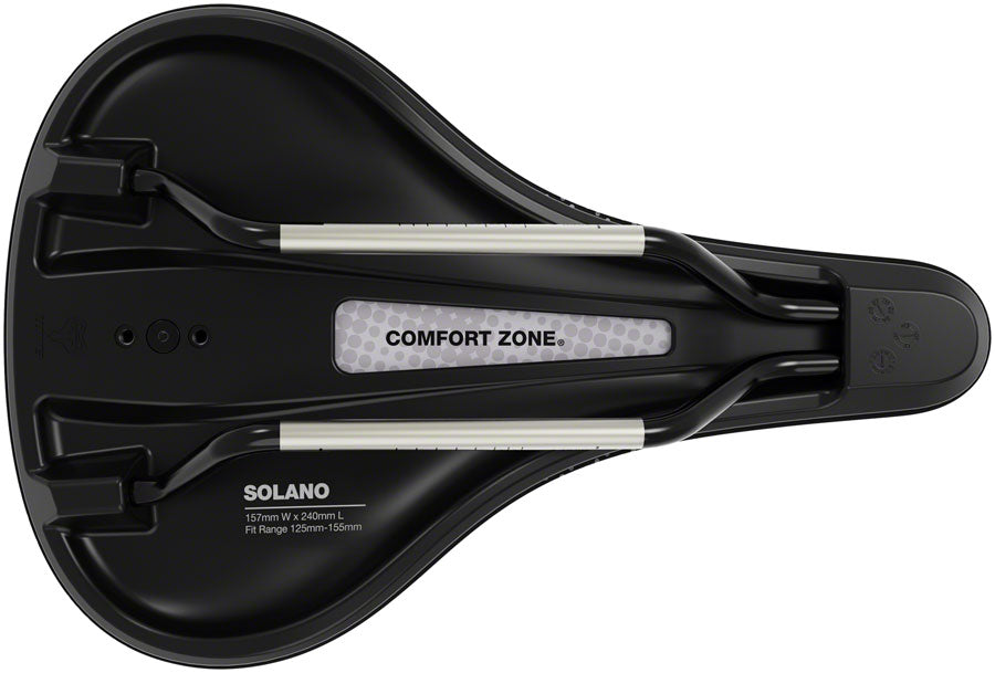 WTB Solano Saddle - Titanium, Black, Wide, Fusion Form - Saddles - Solano Saddle
