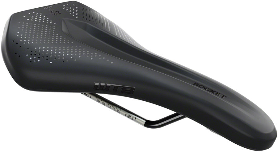 WTB Rocket Saddle - Titanium, Black, Medium, Fusion Form