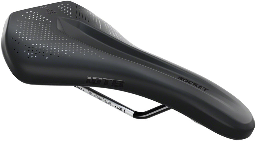 WTB Rocket Saddle - Stainless, Black, Medium, Fusion Form MPN: W065-0742 UPC: 714401657427 Saddles Rocket Saddle