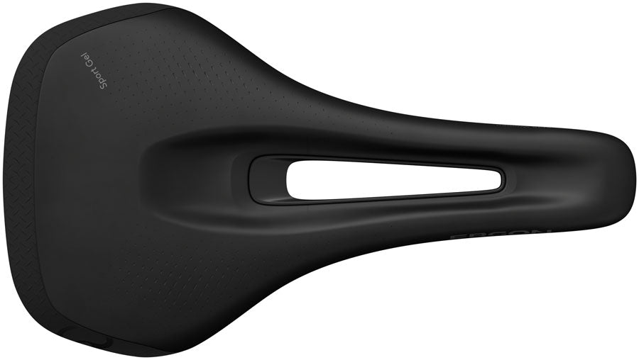 Ergon SMS Sport Gel Saddle - TiNox SL, Black, Men's, Small/Medium - Saddles - SMS Sport Gel Saddle
