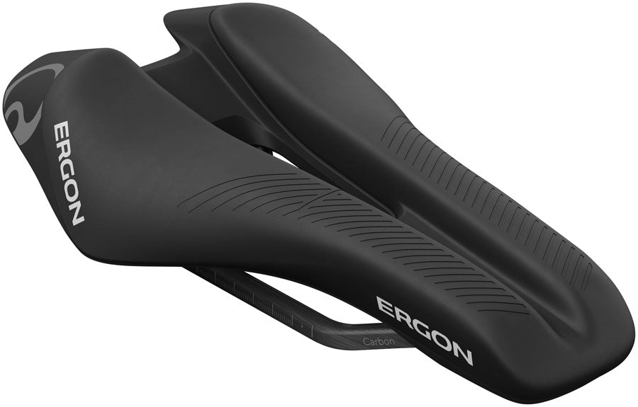 Ergon SR Tri Pro Carbon Saddle - Carbon, Black, Men's, Front MPN: 44063300 Saddles SR Tri Pro Carbon Saddle