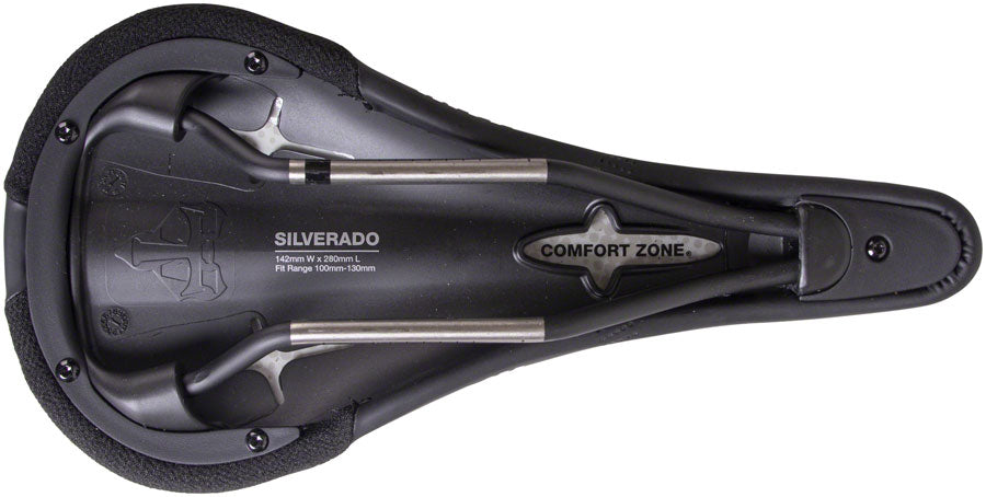 WTB Silverado Saddle - Titanium, Black, Narrow - Saddles - Silverado Saddle