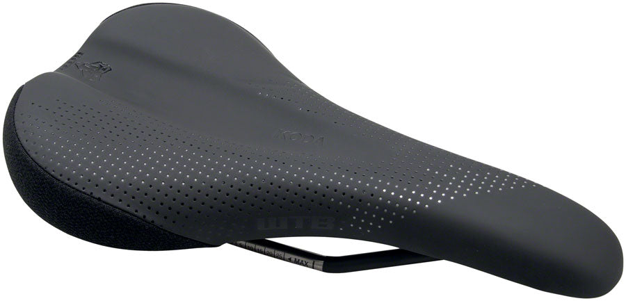 WTB Koda Saddle - Titanium Rails, Black Medium 145mm width