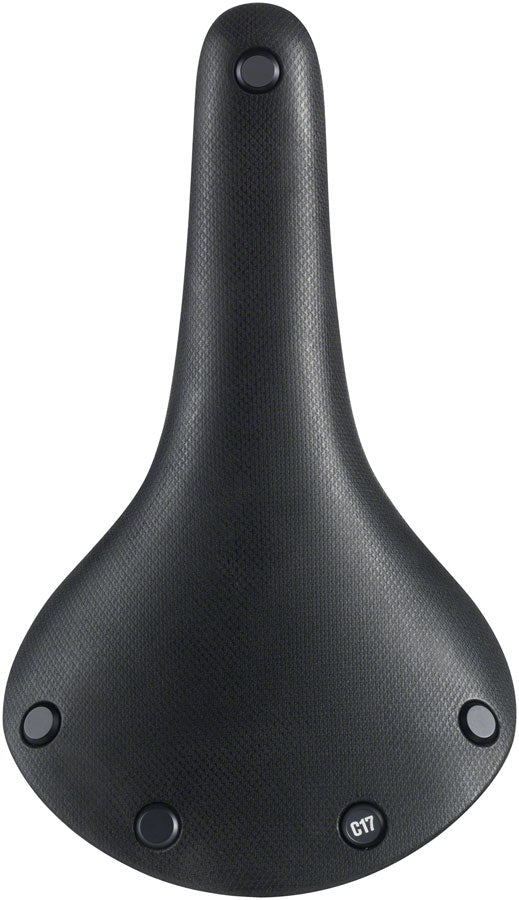 Brooks C17 All Weather Saddle - Steel, Black, Men's MPN: C201000A06300 UPC: 190445013847 Saddles Cambium C17 Saddle