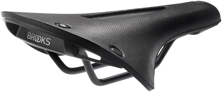 Brooks C19 Carved All Weather Saddle - Steel, Black, Men's - Saddles - Cambium C19 Saddle