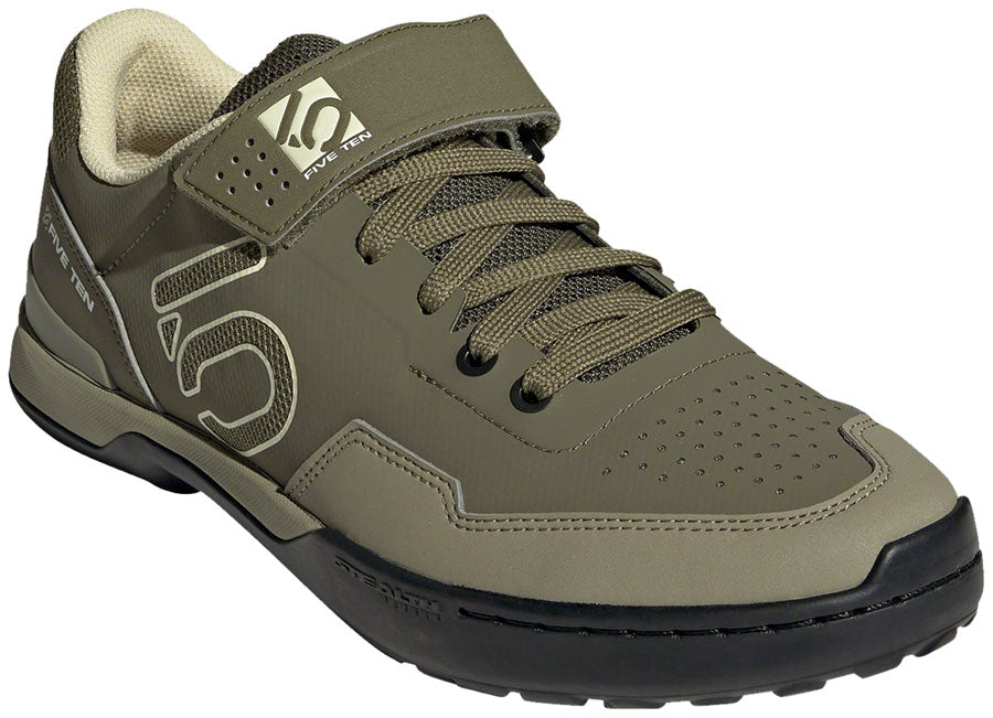 Five Ten Kestrel Lace Mountain Clipless Shoes - Men's, Focus Olive/Sandy Beige/Orbit Green, 12
