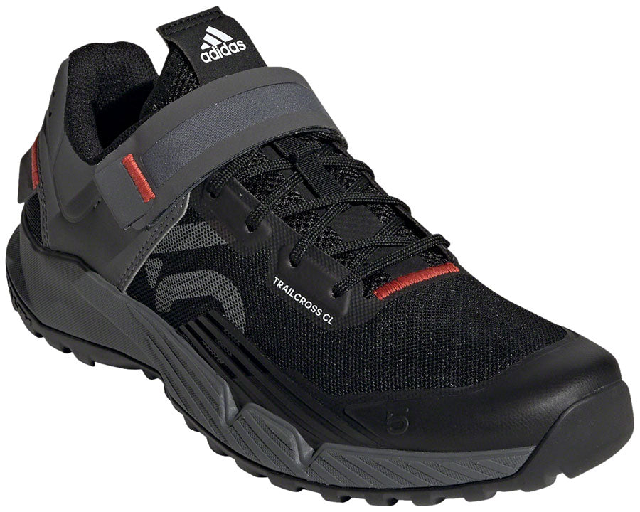 Five Ten Trailcross Mountain Clipless Shoes - Women's, Core Black/Gray Three/Red, 7.5 MPN: GZ9840-7- UPC: 195734377549 Mountain Shoes Trailcross Mountain Clipless Shoes - Women's, Core Black/Gray Three/Red