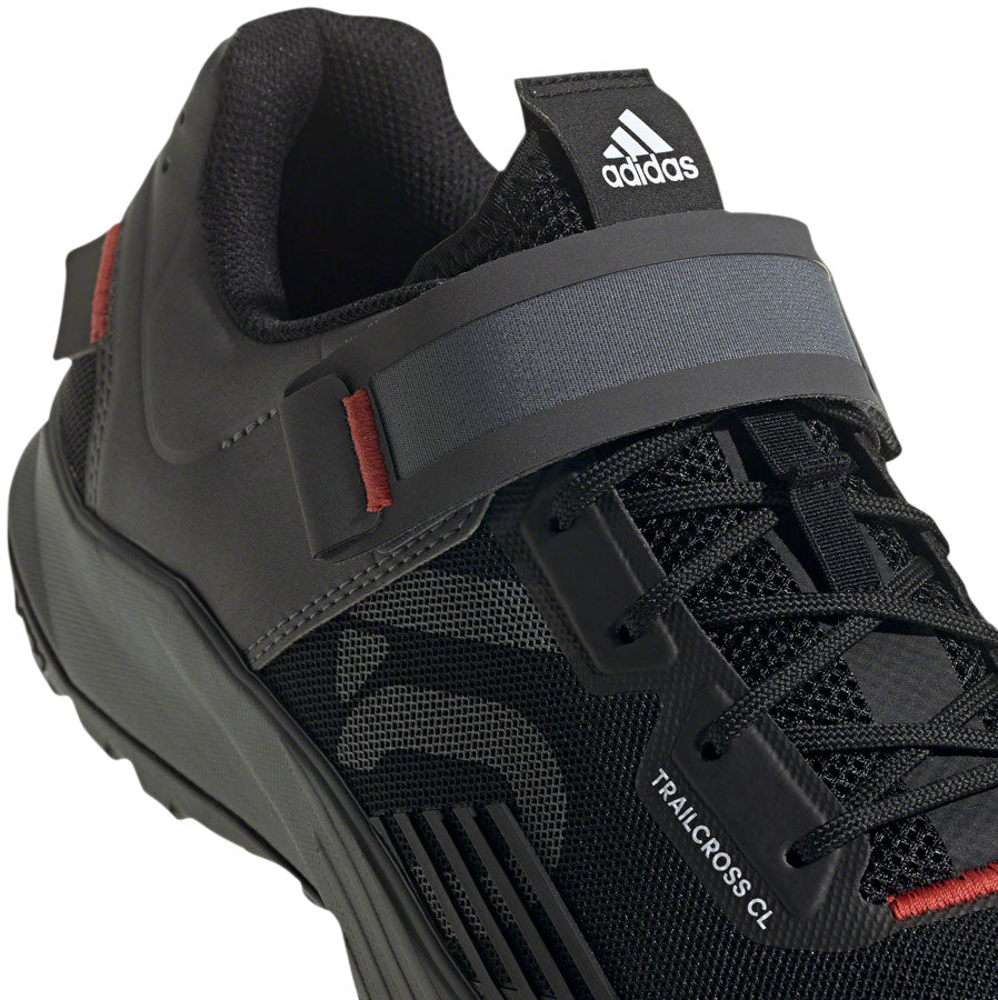 Five Ten Trailcross Mountain Clipless Shoes - Men's, Core Black/Gray Three/Red, 11 - Mountain Shoes - Trailcross Clipless Shoes - Men's, Core Black/Gray Three/Red