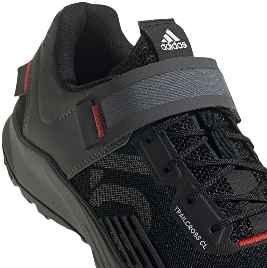 Five Ten Trailcross Mountain Clipless Shoes - Men's, Core Black/Gray Three/Red, 10.5 - Mountain Shoes - Trailcross Mountain Clipless Shoes - Men's, Core Black/Gray Three/Red