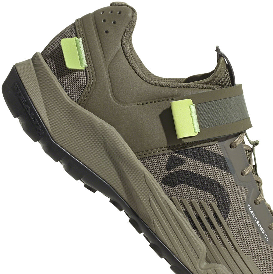 Five Ten Trailcross Mountain Clipless Shoes - Men's, Orbit Green/Carbon/Pulse Lime, 11 - Mountain Shoes - Trailcross Mountain Clipless Shoes - Men's, Orbit Green/Carbon/Pulse Lime