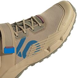 Five Ten Trailcross Mountain Clipless Shoes - Men's, Beige Tone/Blue Rush/Orbit Green, 11 - Mountain Shoes - Trailcross Mountain Clipless Shoes - Men's, Beige Tone/Blue Rush/Orbit Green