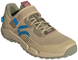 Five Ten Trailcross Mountain Clipless Shoes - Men's, Beige Tone/Blue Rush/Orbit Green, 11 MPN: GZ9851-11 UPC: 195733829940 Mountain Shoes Trailcross Clipless Shoes - Men's, Beige Tone/Blue Rush/Orbit Green