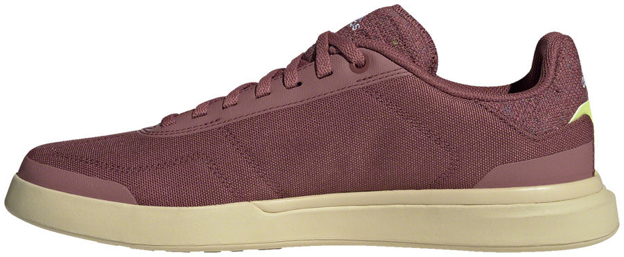 Five Ten Sleuth DLX Canvas Flat Shoes - Women's, Quiet Crimson/FTWR White/Sandy Beige, 9 - Flat Shoe - Sleuth DLX Canvas Flat Shoes - Women's, Quiet Crimson/FTWR White/Sandy Beige