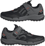 Five Ten Trailcross Mountain Clipless Shoes - Men's, Core Black/Gray Three/Red, 8 - Mountain Shoes - Trailcross Mountain Clipless Shoes - Men's, Core Black/Gray Three/Red