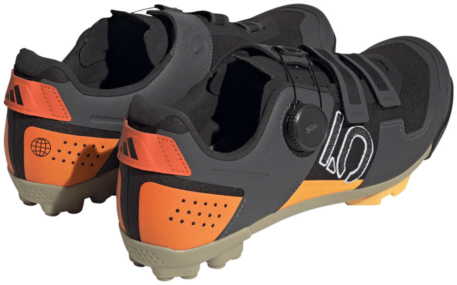 Five Ten Kestrel BOA Mountain Clipless Shoes - Men's, Core Black/Ftwr White/Impact Orange, 11.5 - Mountain Shoes - Kestrel Boa Clipless Shoes - Men's, Core Black/Ftwr White/Impact Orange