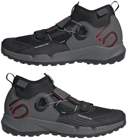 Five Ten Trailcross Pro Mountain Clipless Shoes - Men's, Gray Five/Core Black/Red, 10.5 - Mountain Shoes - Trailcross Pro Mountain Clipless Shoes - Men's, Gray Five/Core Black/Red