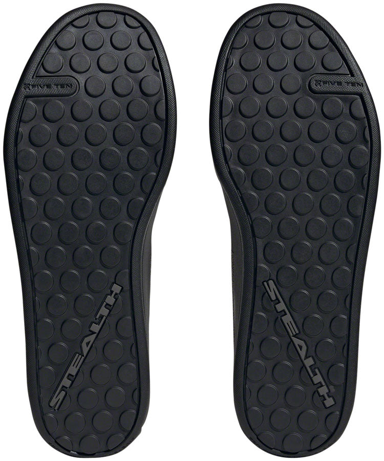 Five Ten Freerider Pro Mid VCS Flat Shoes - Men's, Core Black/Solar Red/Gray Three, 10 - Flat Shoe - Freerider Pro Mid VCS Flat Shoes - Men's, Core Black/Solar Red/Gray Three